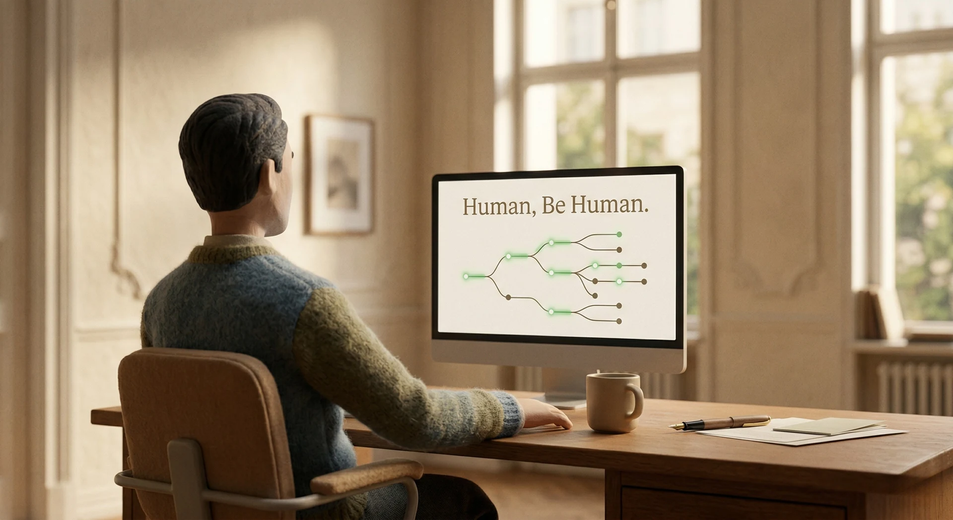 Hero-Motiv für human, be human